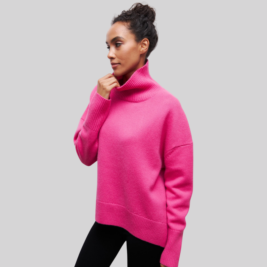Classic Oversized Turtleneck Sweater