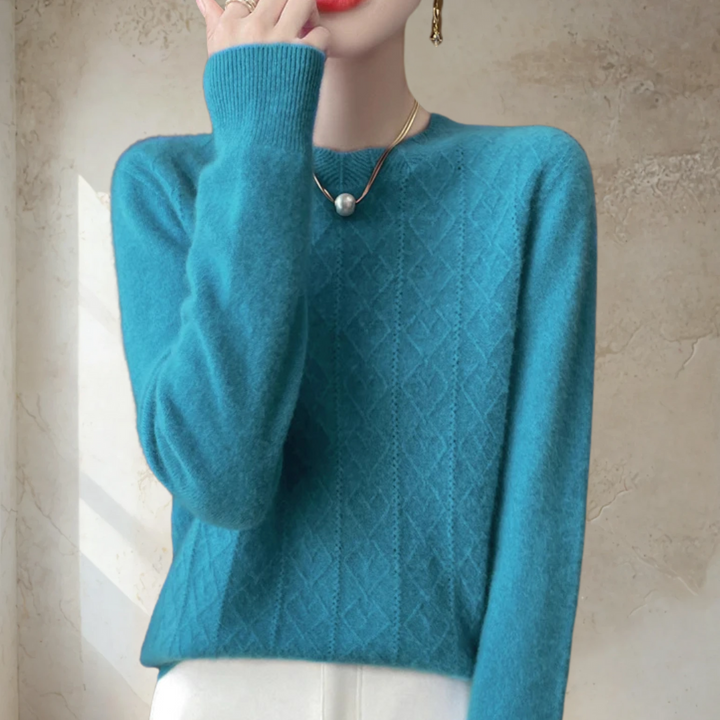 Chic Textured Knit Sweater