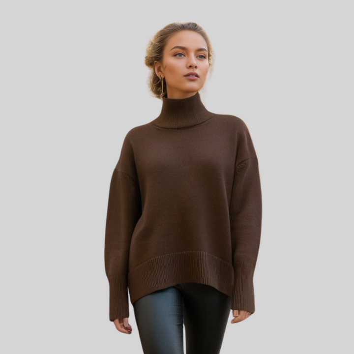 Classic Oversized Turtleneck Sweater