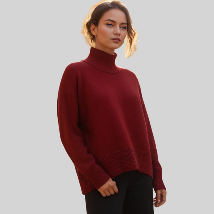 Classic Oversized Turtleneck Sweater