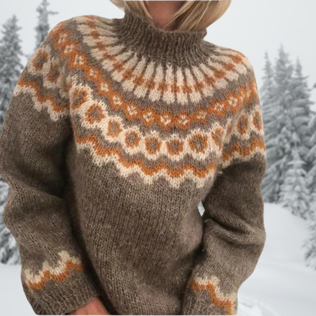 Oversized knit sweater