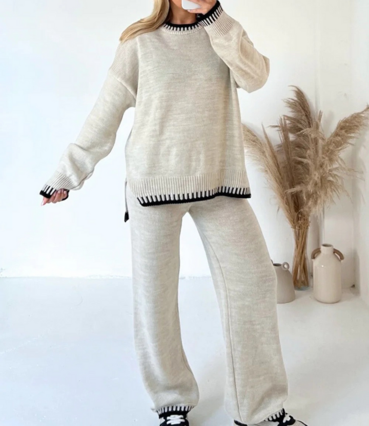 Trendy Chunky Knit Set