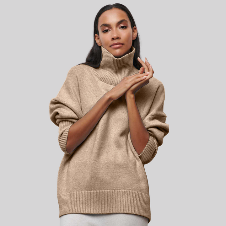 Classic Oversized Turtleneck Sweater