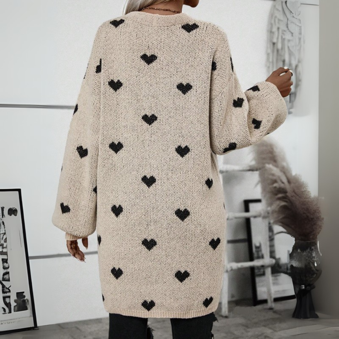 Heart Knit Cardigan