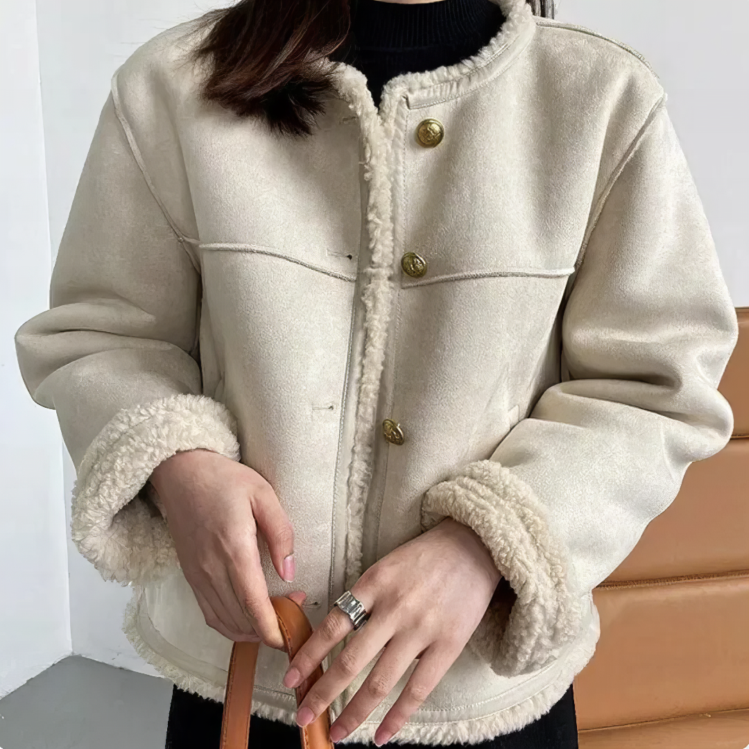 Soft Buttoned Jacket