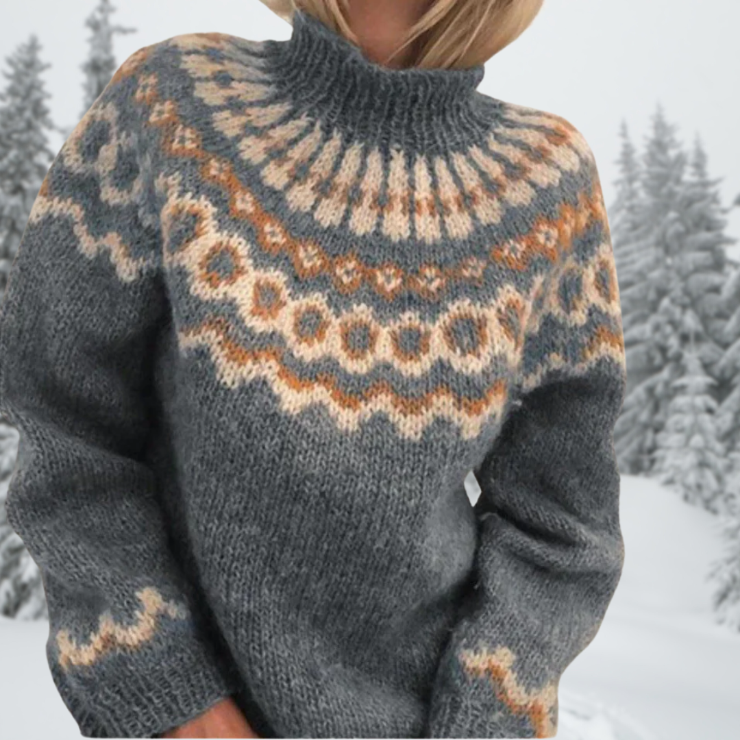 Oversized knit sweater