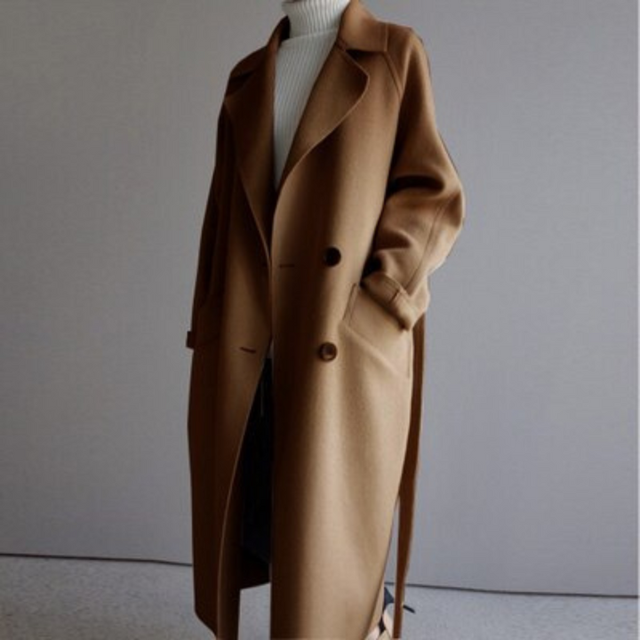 Elegant and Timeless Wool Trench Coat