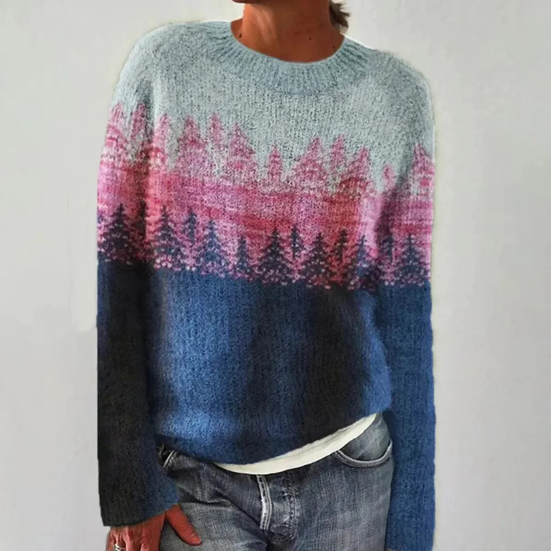 Retro Chic Knit Sweater