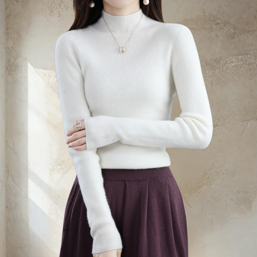 Slim fit wool sweater