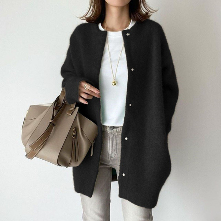 Elegant Cashmere Feel Cardigan