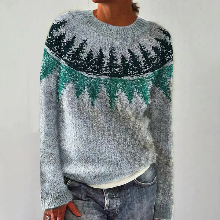 Retro Chic Knit Sweater