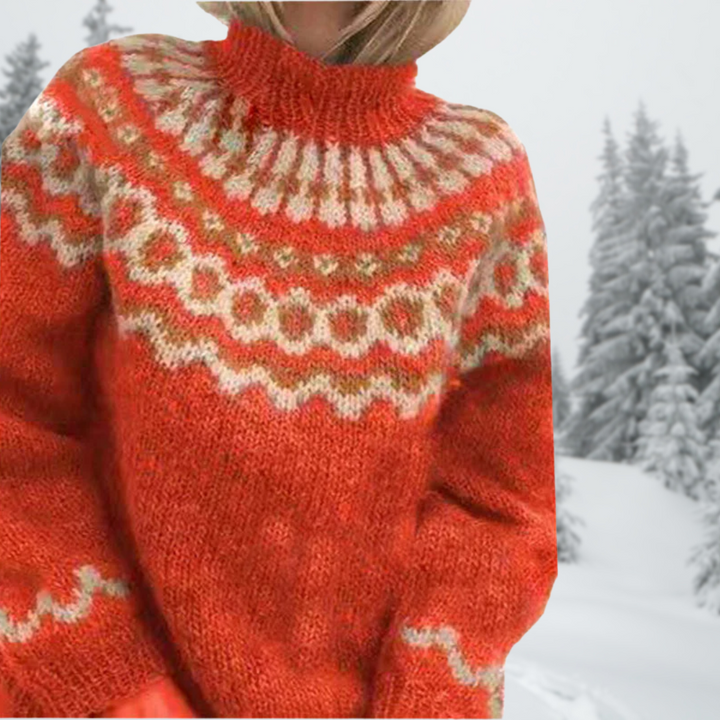 Oversized knit sweater