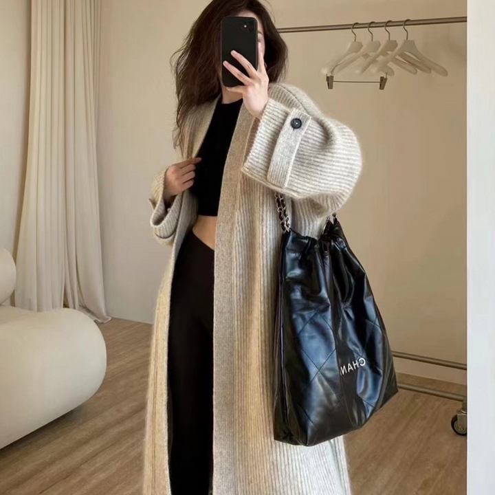 Elegant Long knitted Cardigan