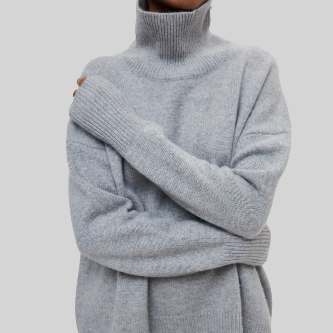 Classic Oversized Turtleneck Sweater