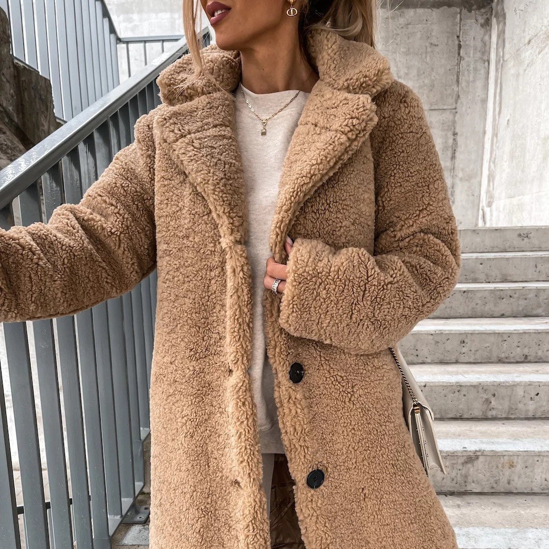 Elegant and Warm Teddy Coat