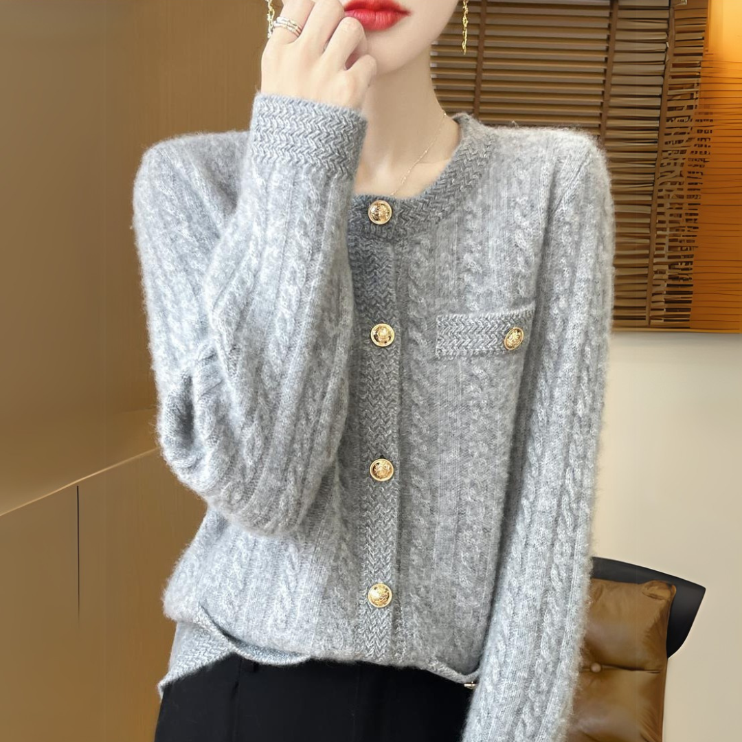 Ultra-soft button-up cardigan