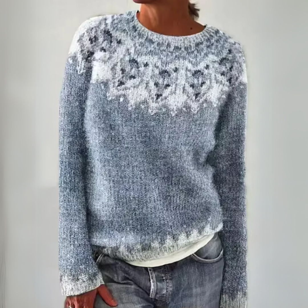 Retro Chic Knit Sweater