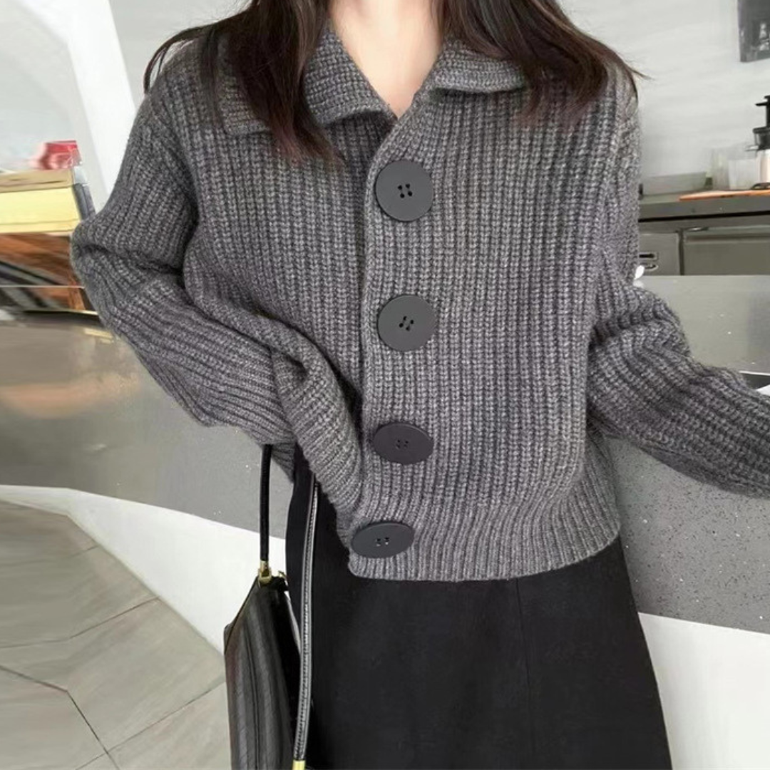 Ribbed Knit Cardigan