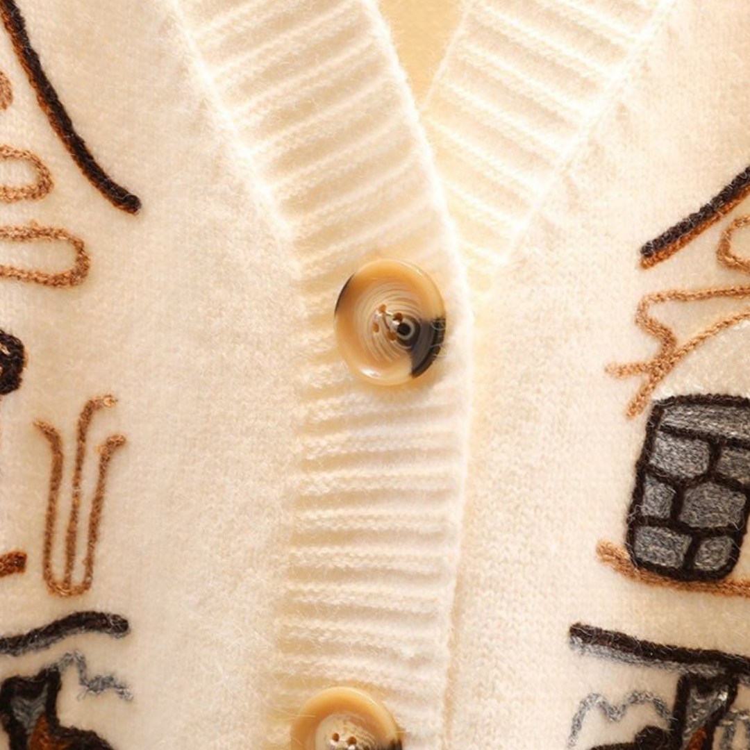 Artistic Knitted Vest