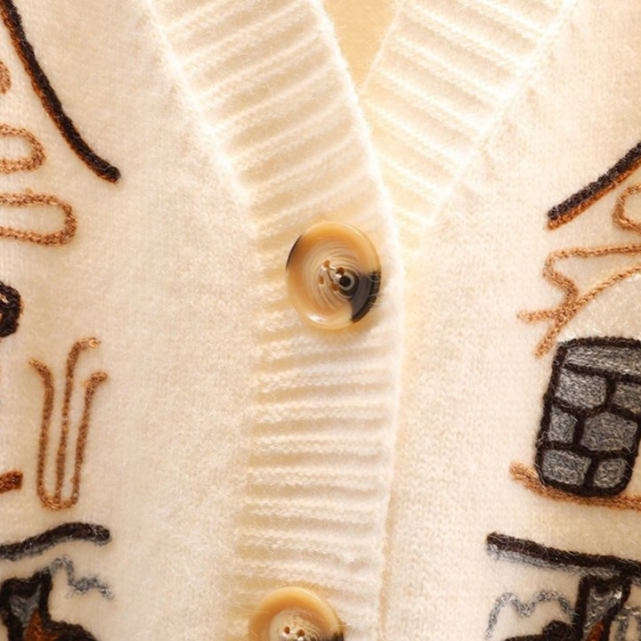 Artistic Knitted Vest