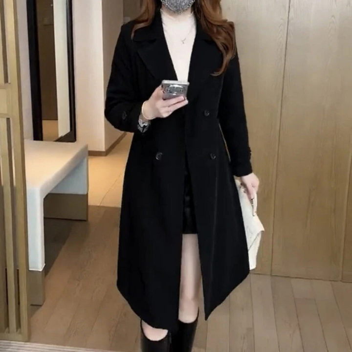 Trench coat with soft inside