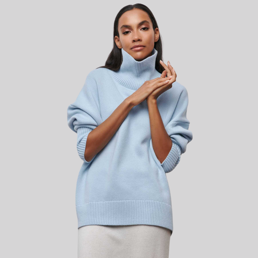 Classic Oversized Turtleneck Sweater