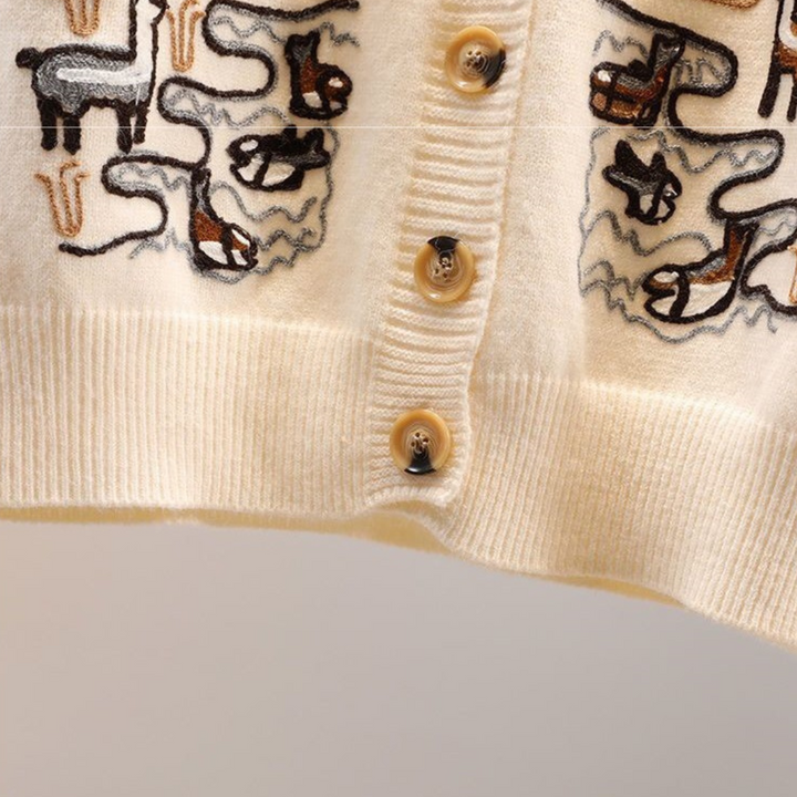 Artistic Knitted Vest