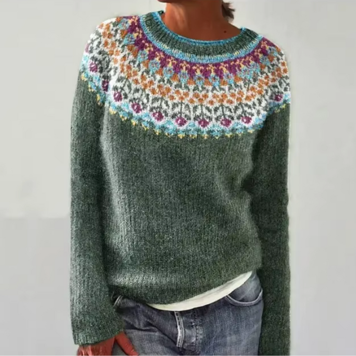 Retro Chic Knit Sweater