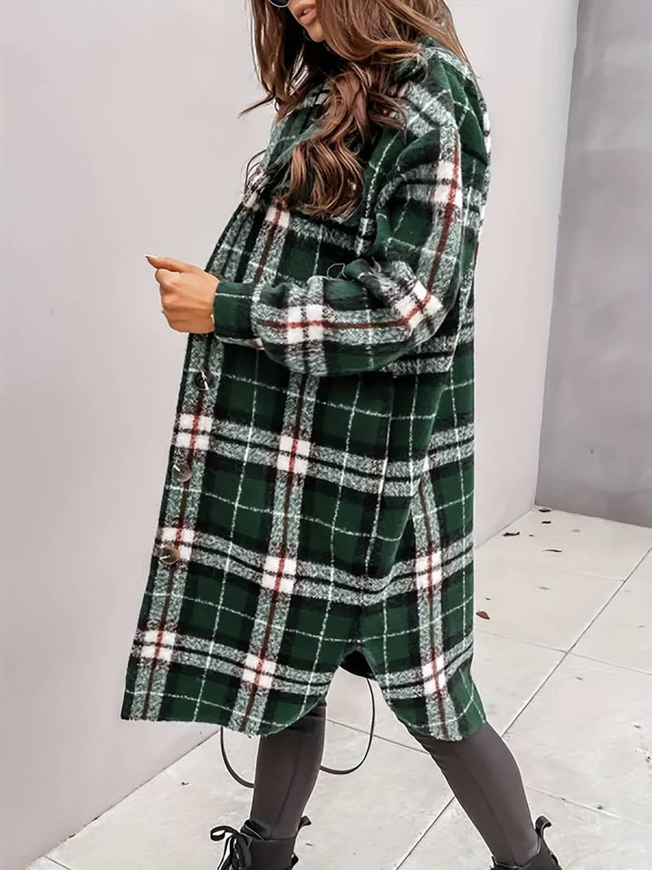 Elegant and Versatile Plaid Jacket