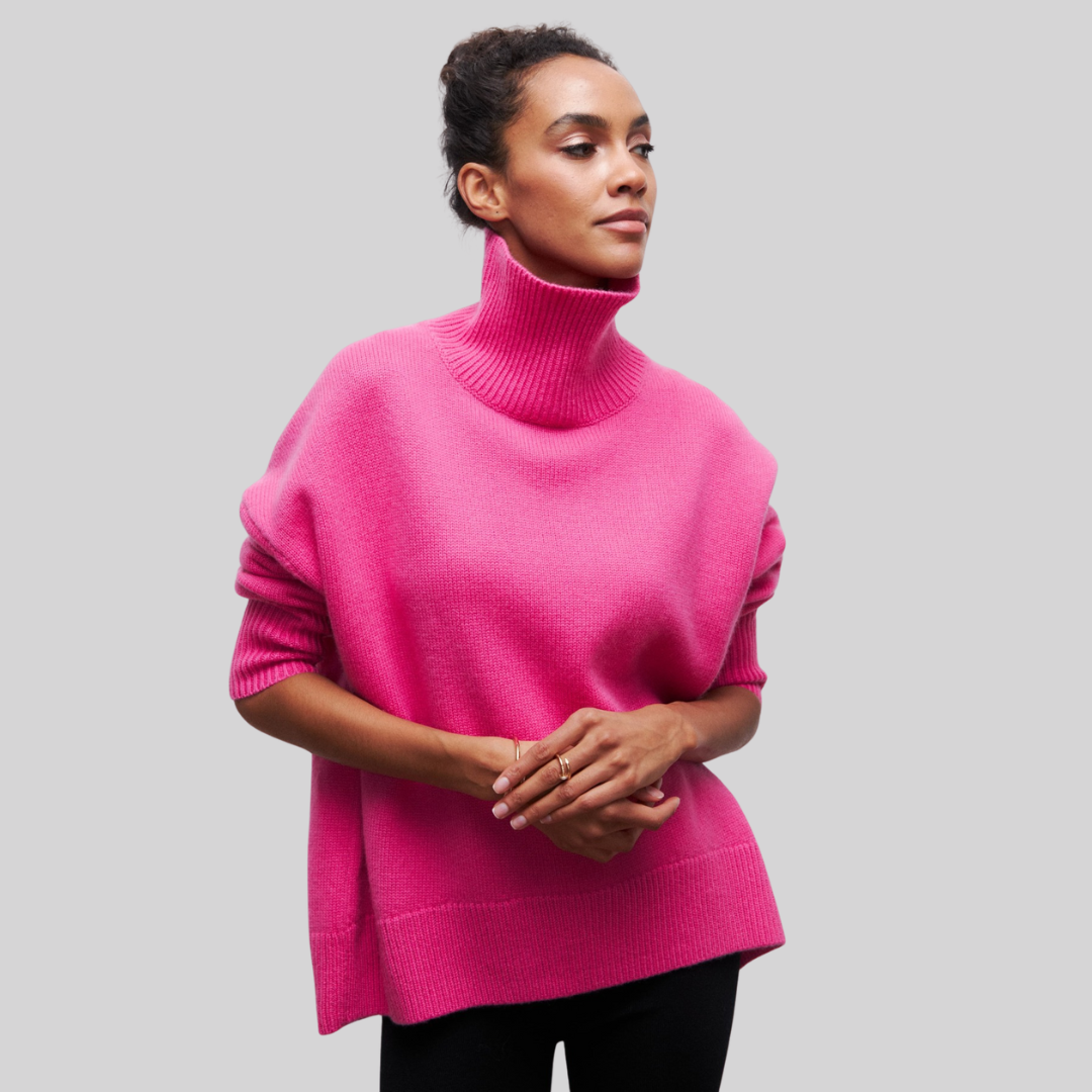 Classic Oversized Turtleneck Sweater