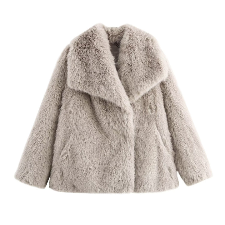 Luxury Faux Fur Coat