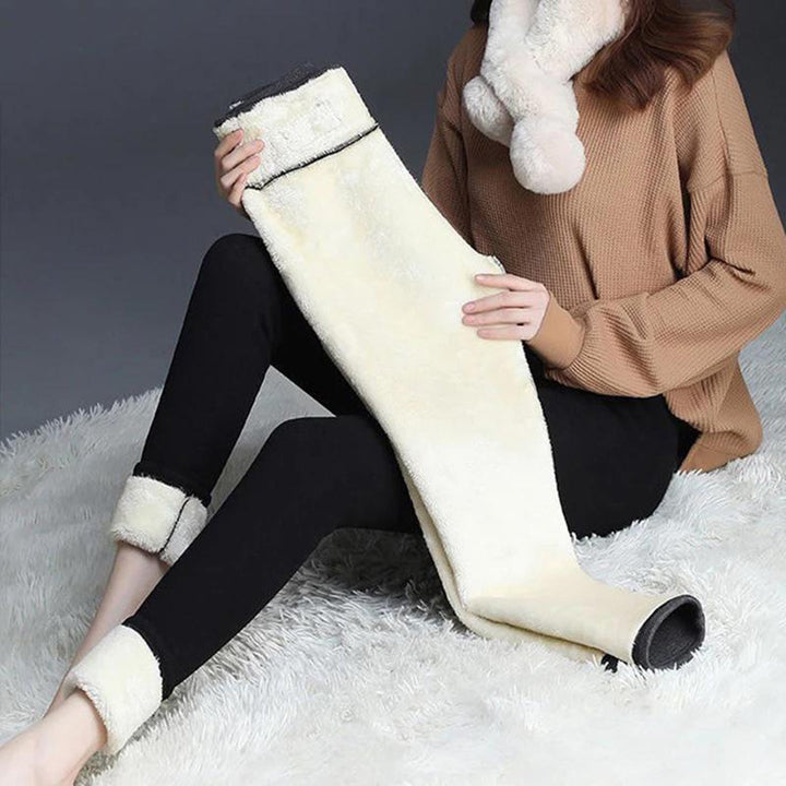 Winter Leggings Lined with Plush