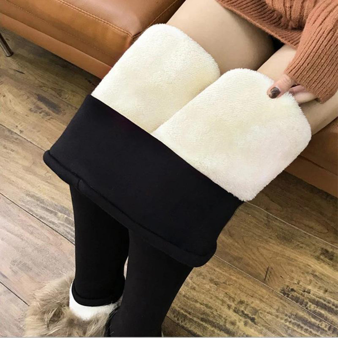 Winter Leggings Lined with Plush