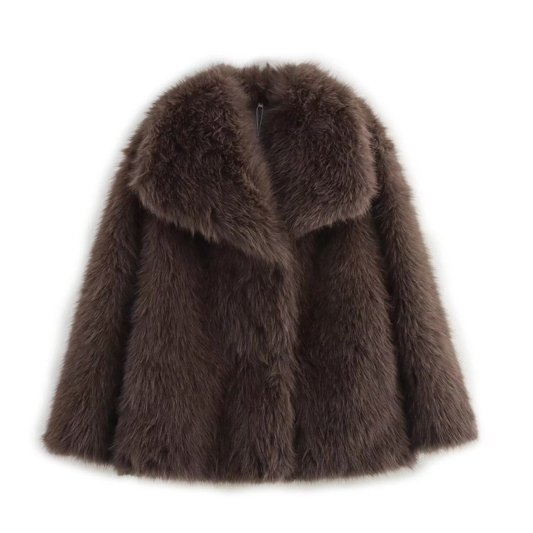 Luxury Faux Fur Coat