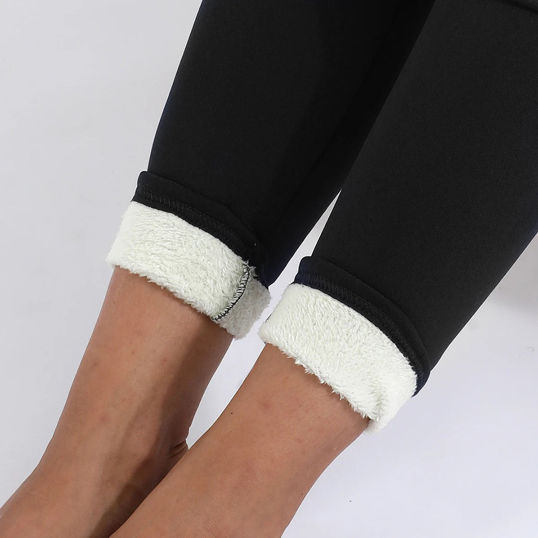 Winter Leggings Lined with Plush