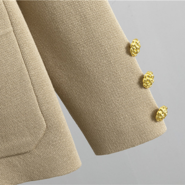 Golden Detail Knit Set