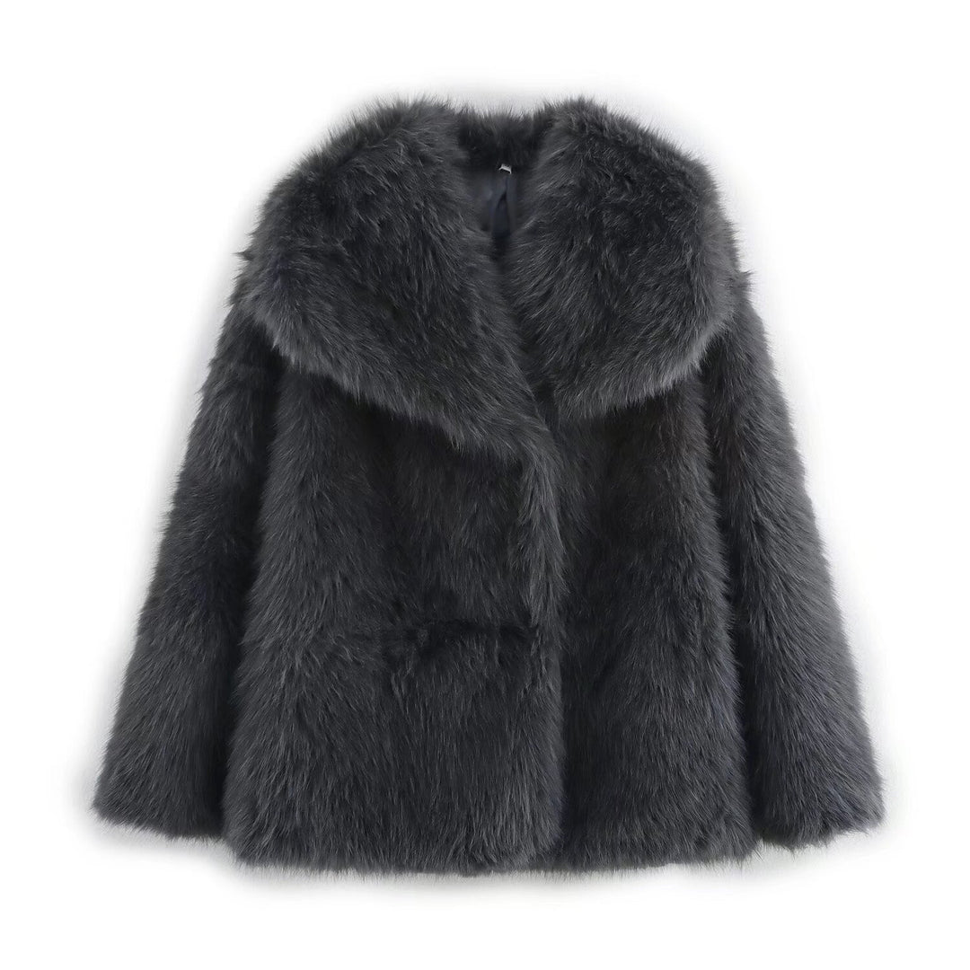 Luxury Faux Fur Coat
