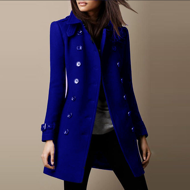 Elegant long trench coat