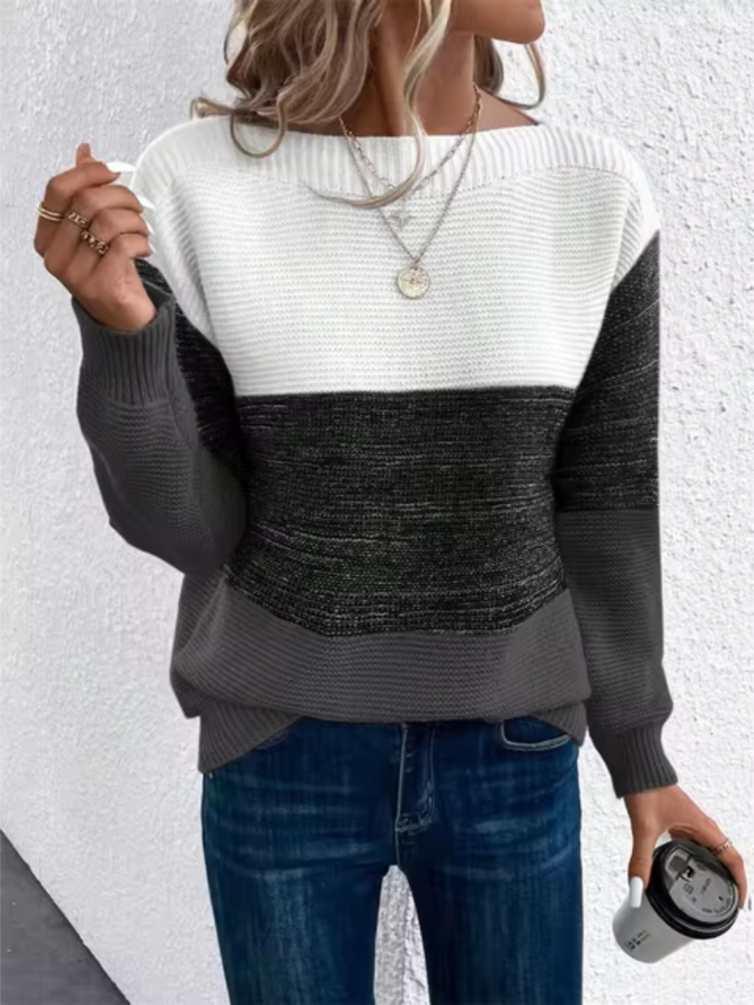 Classic tree color sweater
