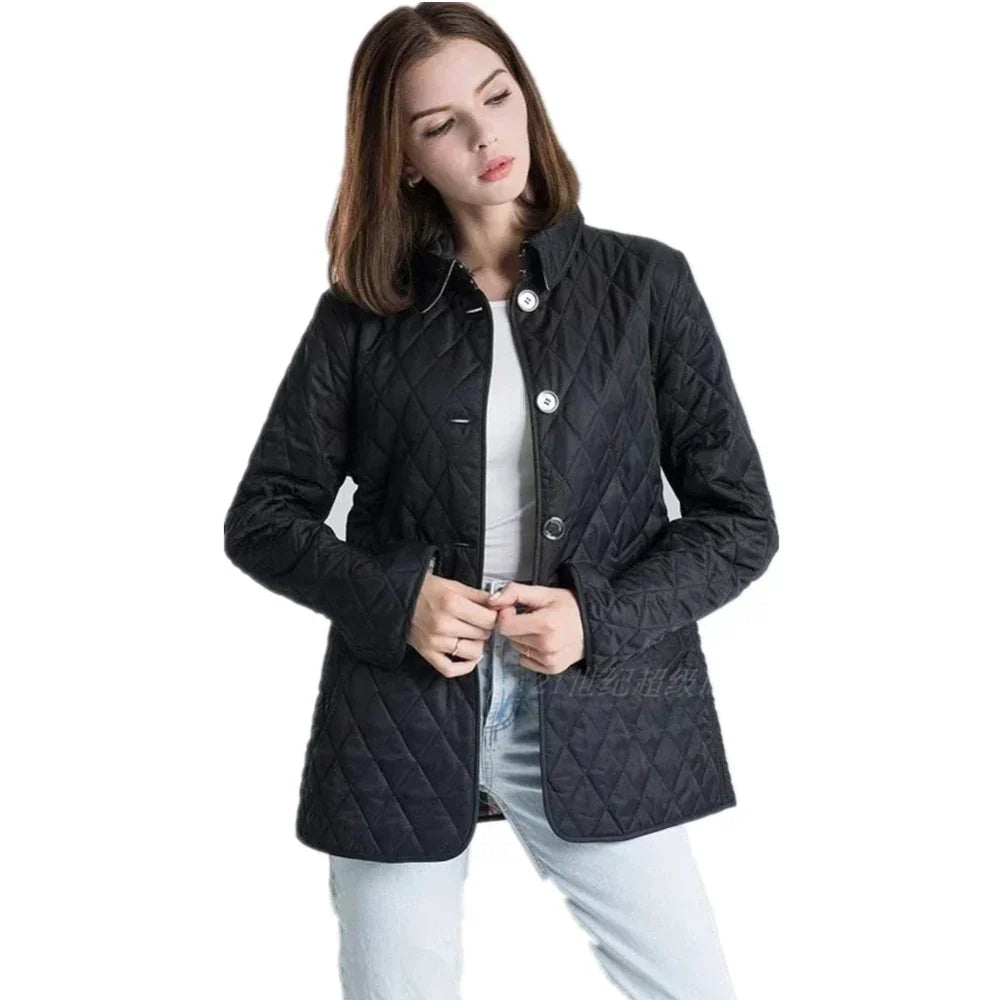 Silk button jacket