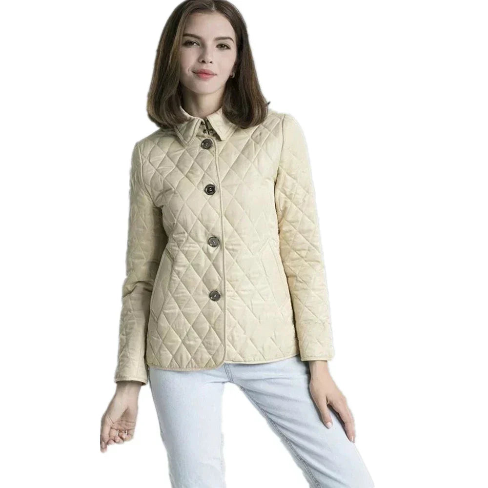 Silk button jacket