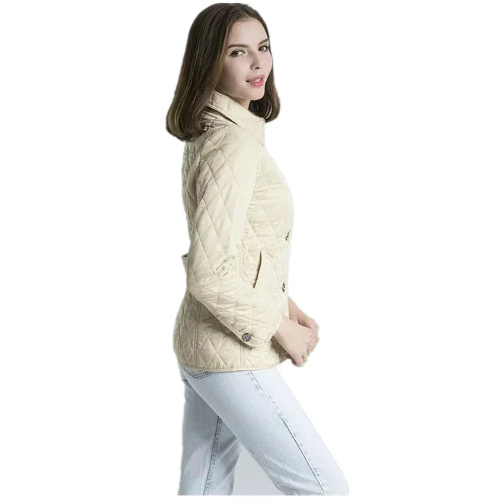 Silk button jacket