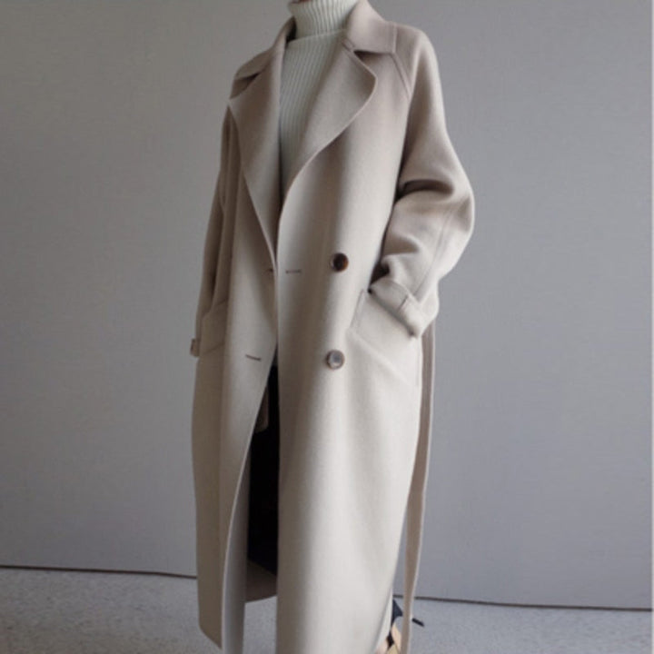 Elegant and Timeless Wool Trench Coat