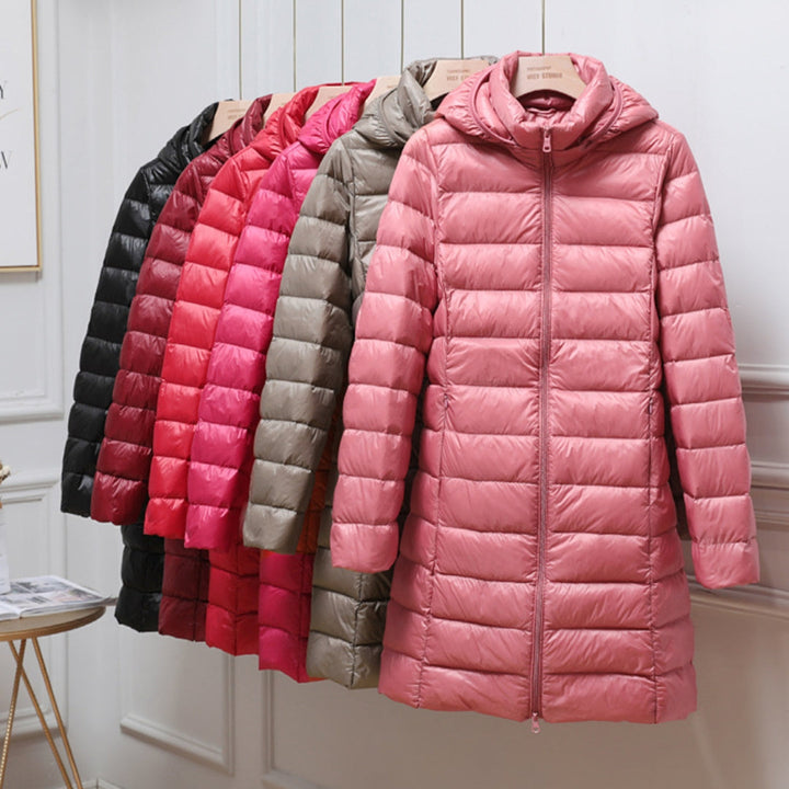 Long Lightweight puffer Jacket