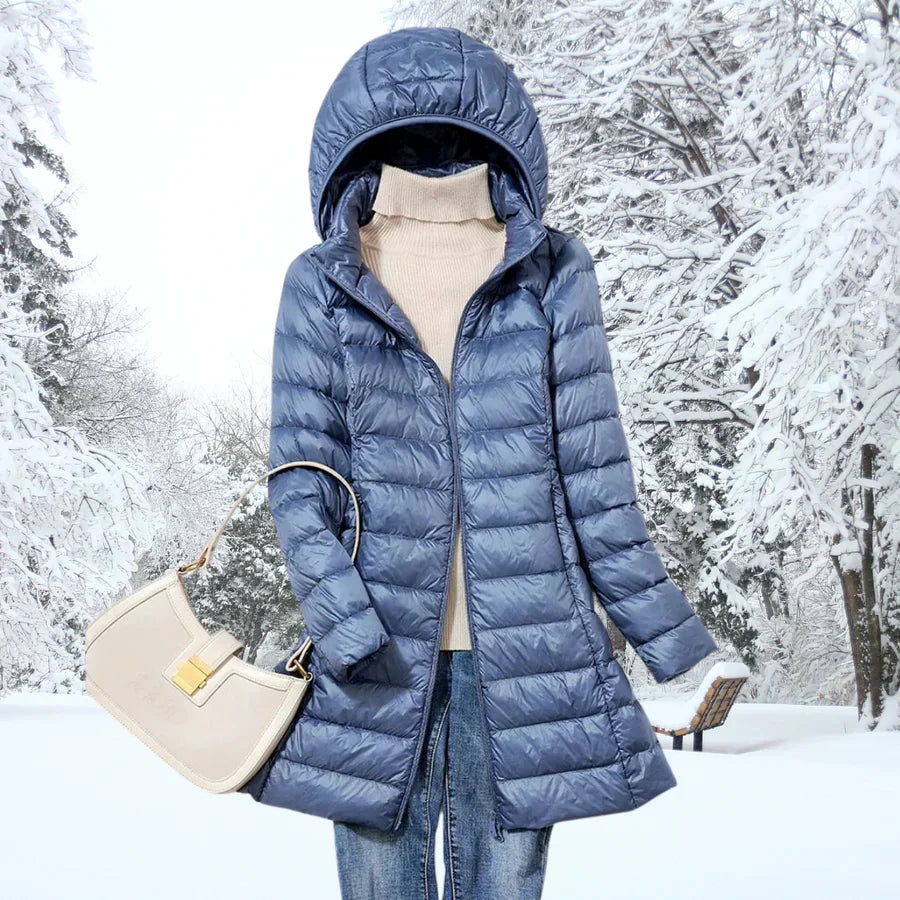 Long Lightweight puffer Jacket