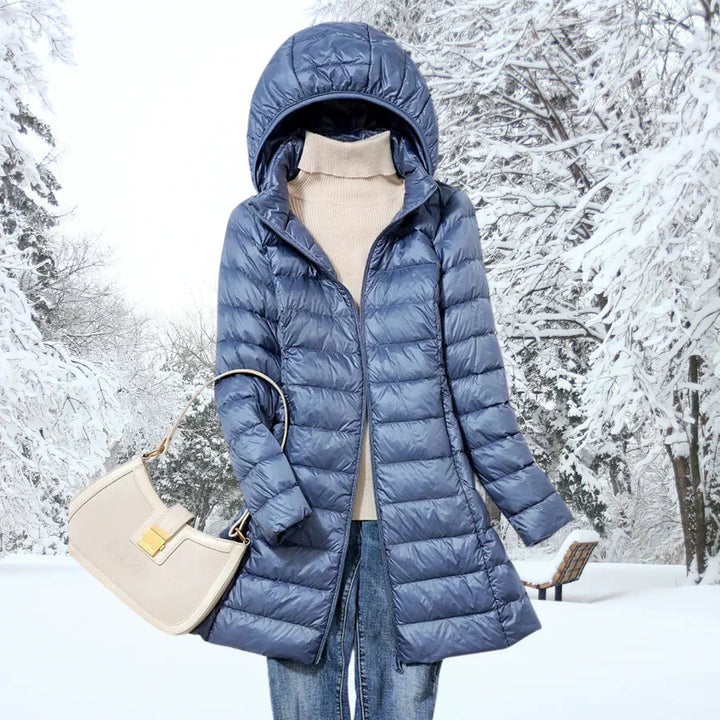 Long Lightweight puffer Jacket