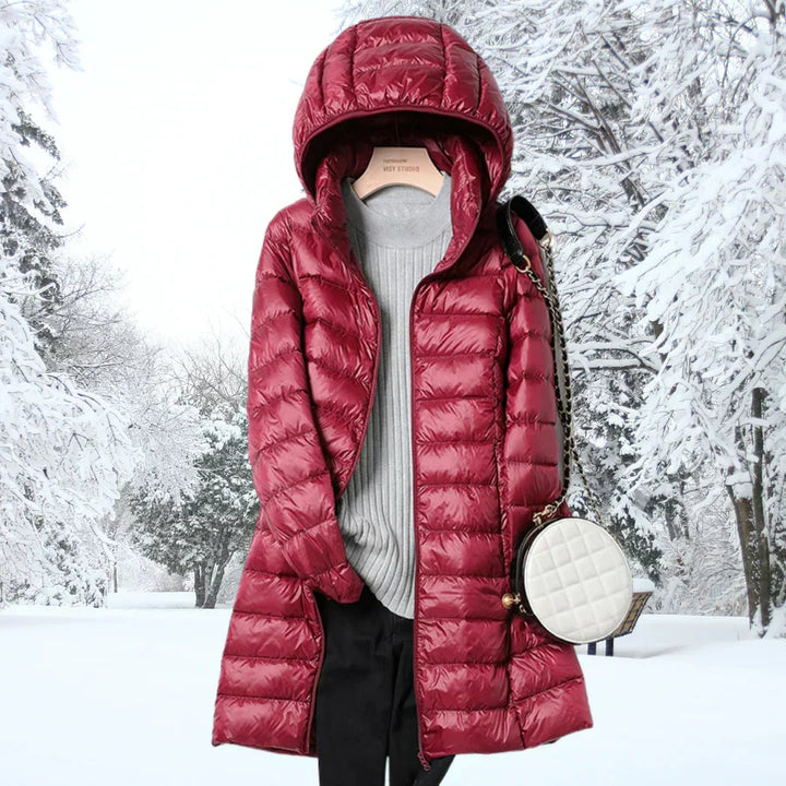 Long Lightweight puffer Jacket