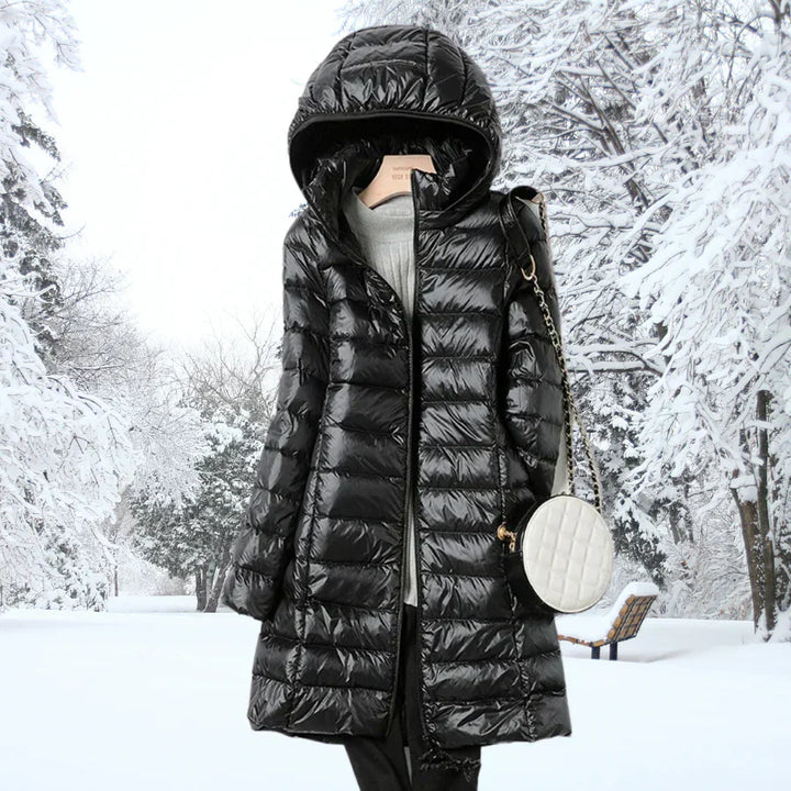 Long Lightweight puffer Jacket