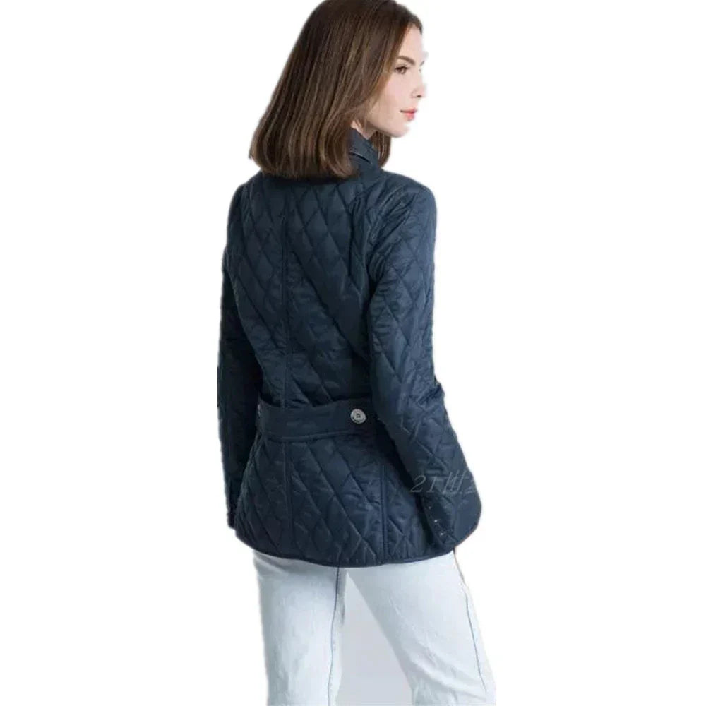 Silk button jacket