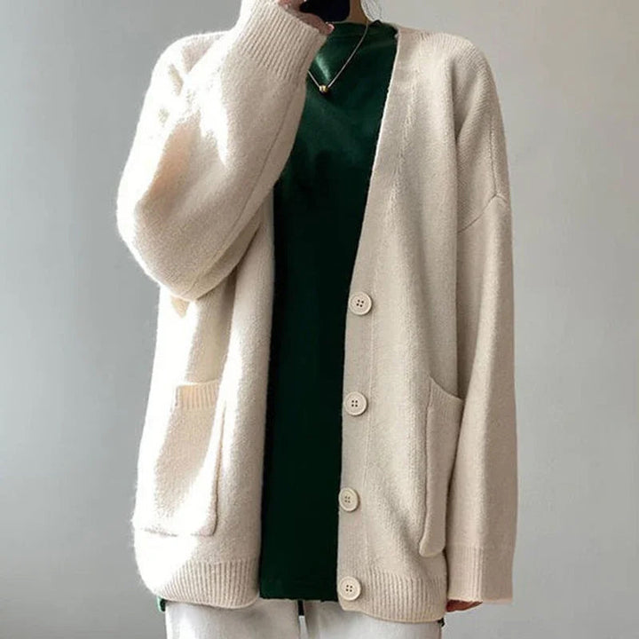 Breathable knitted cardigan